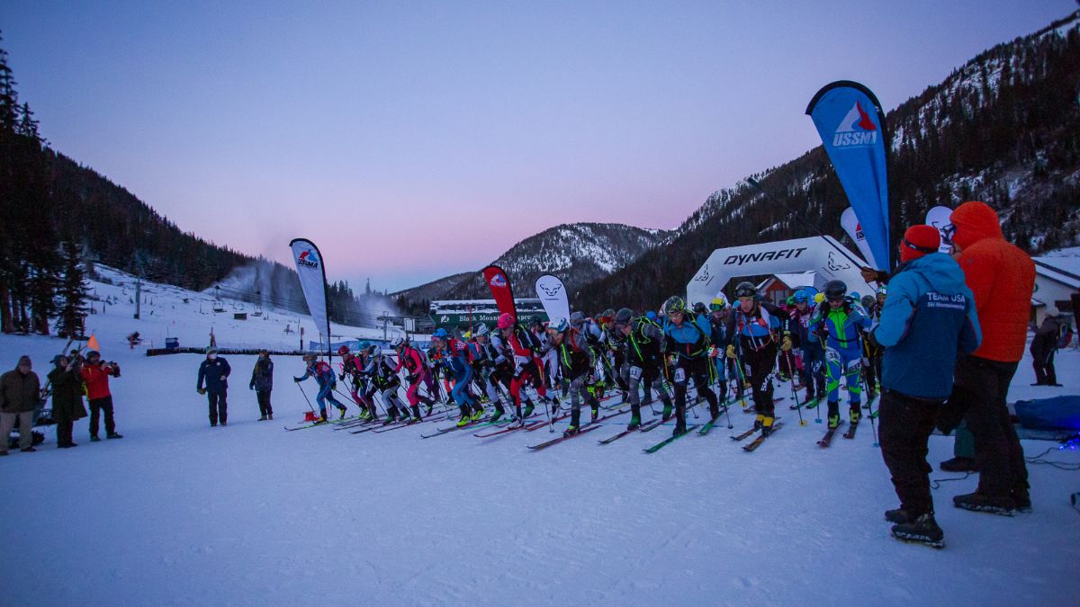 USA Skimo National Team Qualifier Start Line